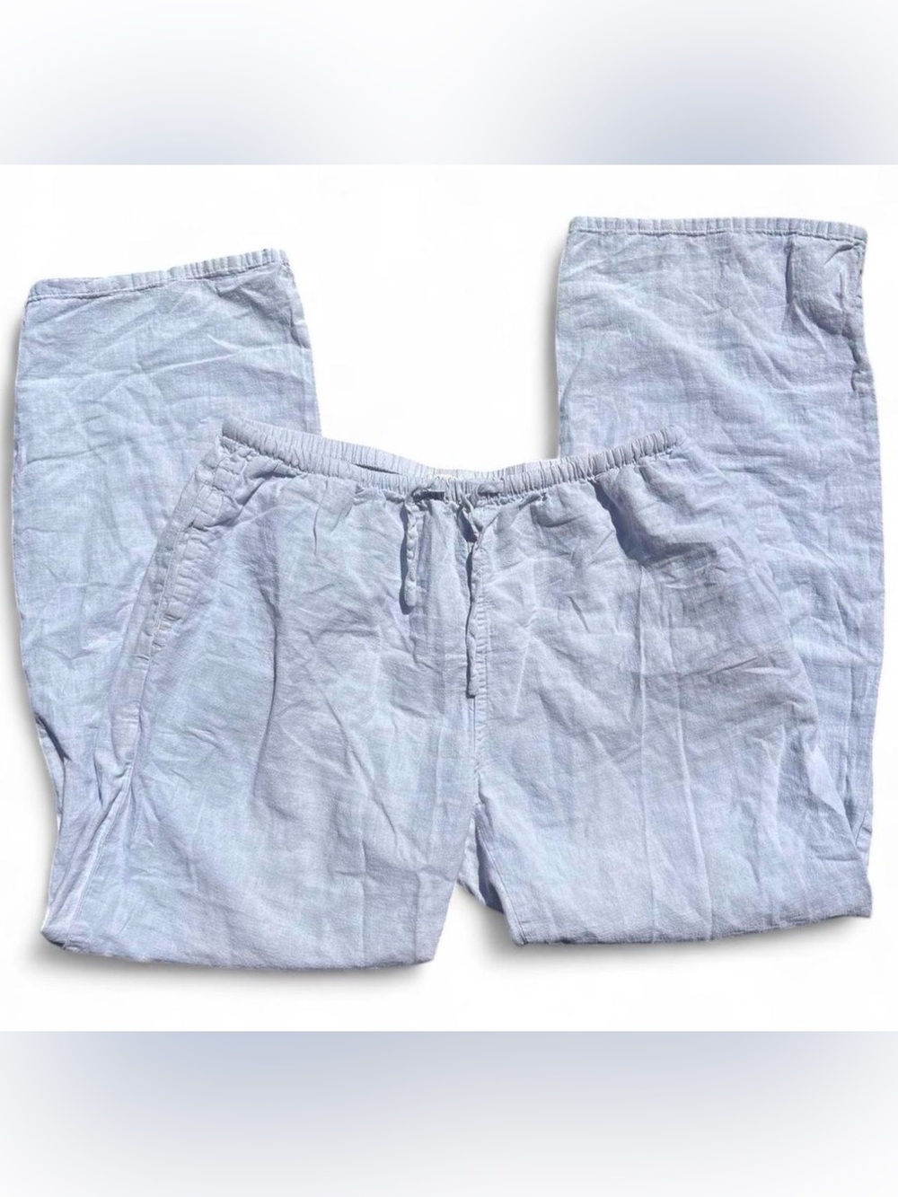 Light blue Brandy Melville linen pants